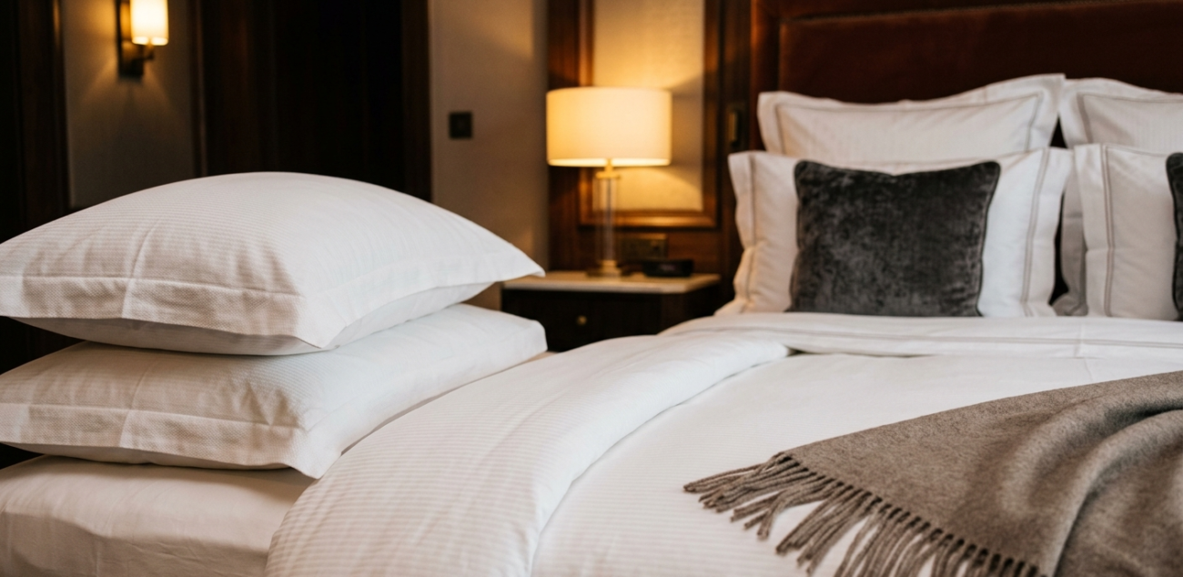Hotel Linen Quality Expectations in 3-Star vs 5-Star Hotels 5 Gemini Generated Image kd0erpkd0erpkd0e